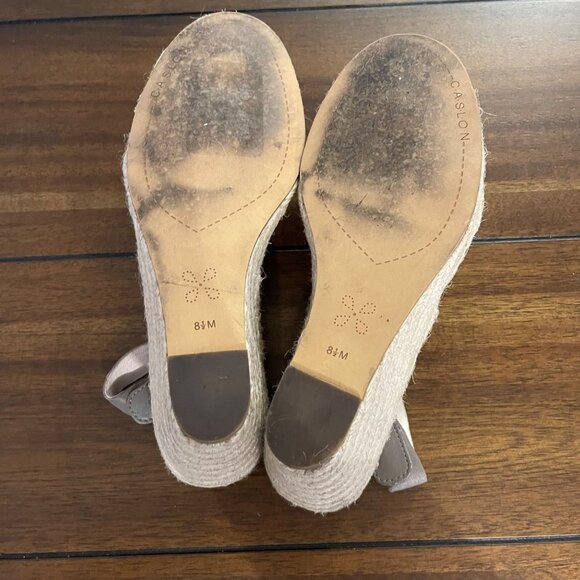 Caslon Women's Suri Leather Wedge Espadrille - Picture 5 of 11